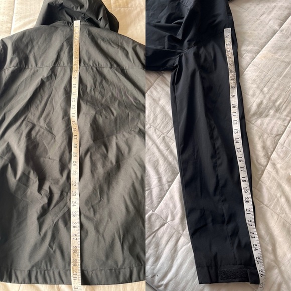 NWT Weatherproof Men’s Two-Way Stretch Rain Jacket L Black - Picture 12 of 14
